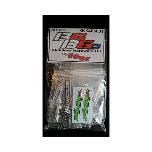 Stainless hardware kit for the Associated B6/B6D, KNKAB6001