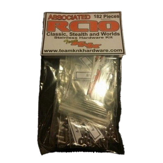 Stainless Hardware Kit for Associated Classic, Stealth and Worlds car, KNKRC1001