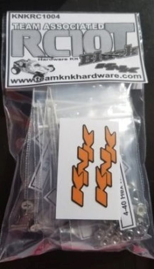 Black Oxide Hardware Kit for original RC10T, KNKRC1004