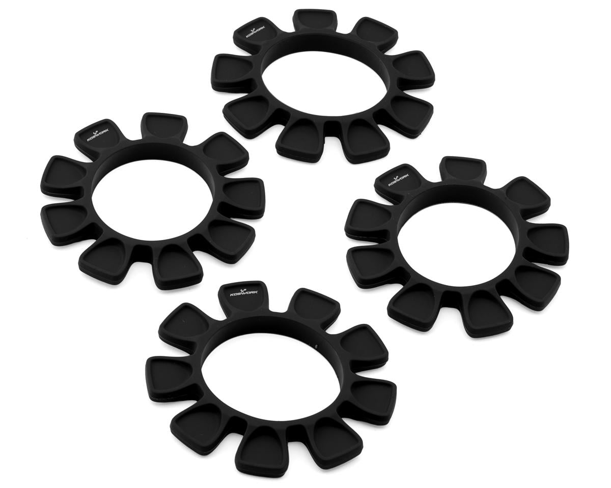 UFO High Strength Silicone Tire Glue Bands (4) (1/8 & 1/10), KOS14605
