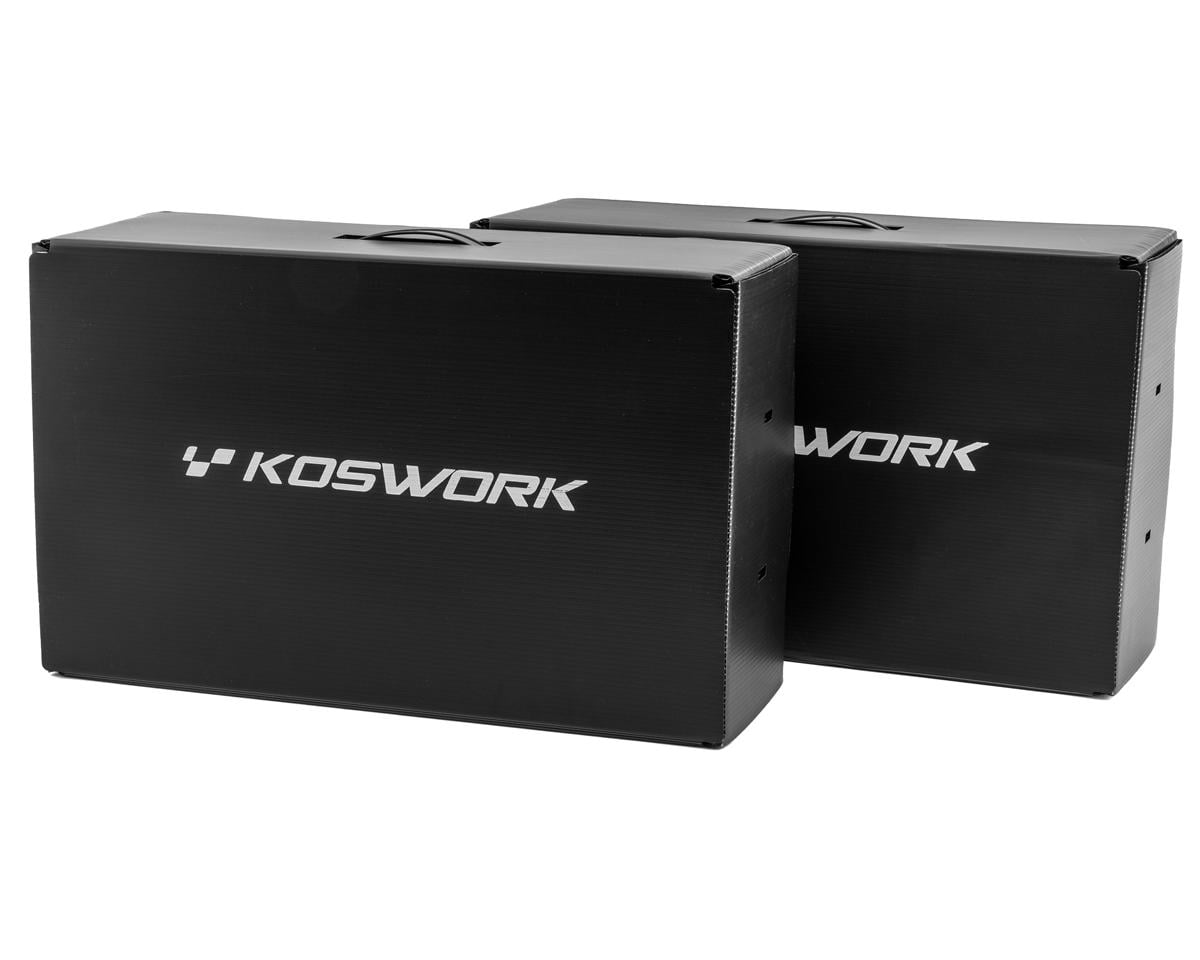 Koswork 1/10 Smart Dual Car Carrying Bag (w/2 Carrying Cases) (495×305×345mm), KOS32155CASE