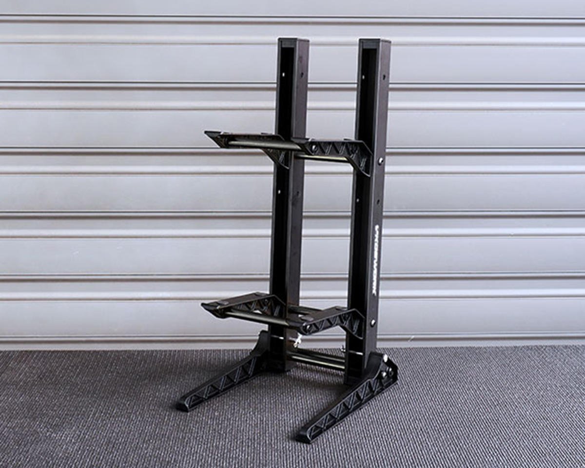 Koswork 2 Layer 1/10 & 1/8 Car Display Stand (200x240x475mm) W/Carrying Bag, KOS50741