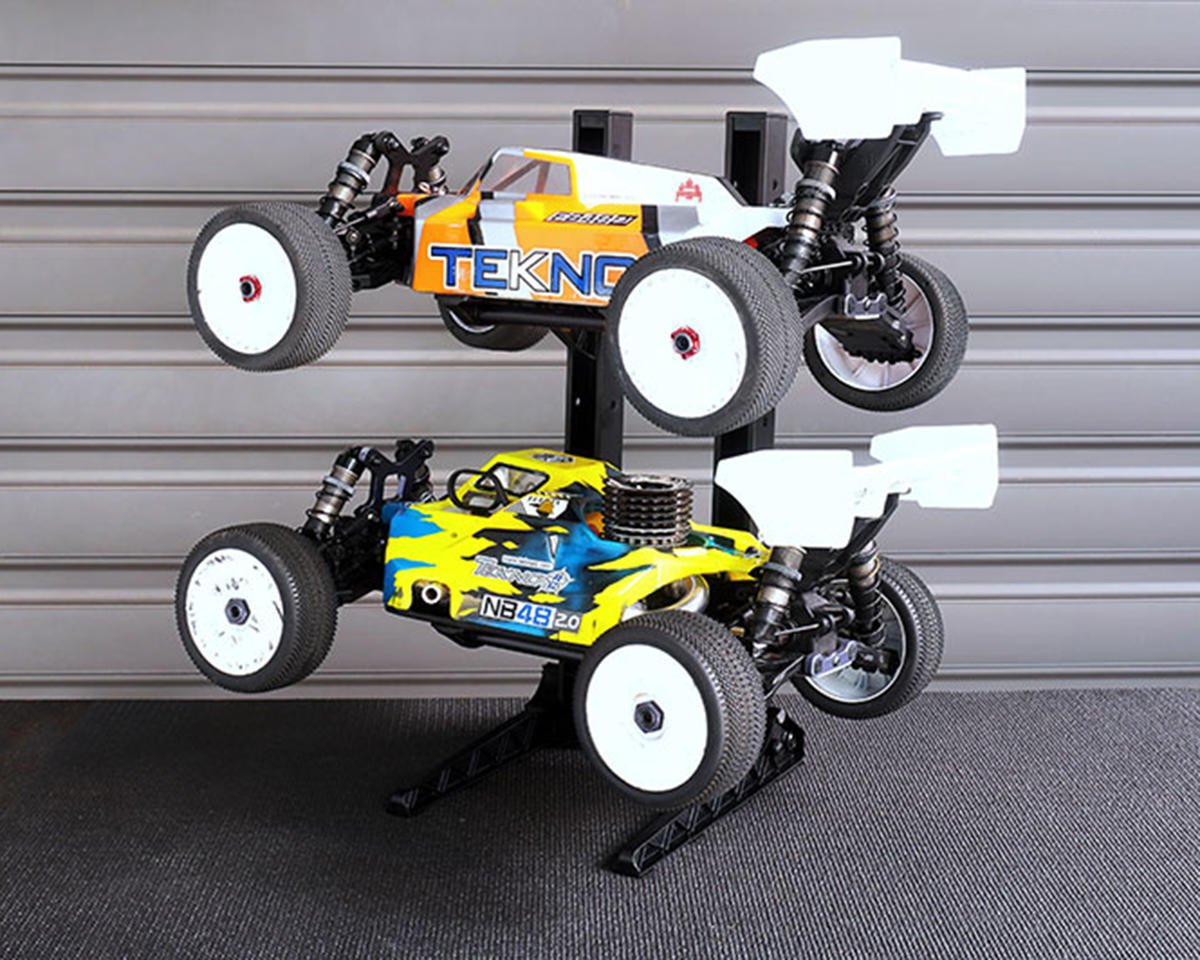 Koswork 2 Layer 1/10 & 1/8 Car Display Stand (200x240x475mm) W/Carrying Bag, KOS50741