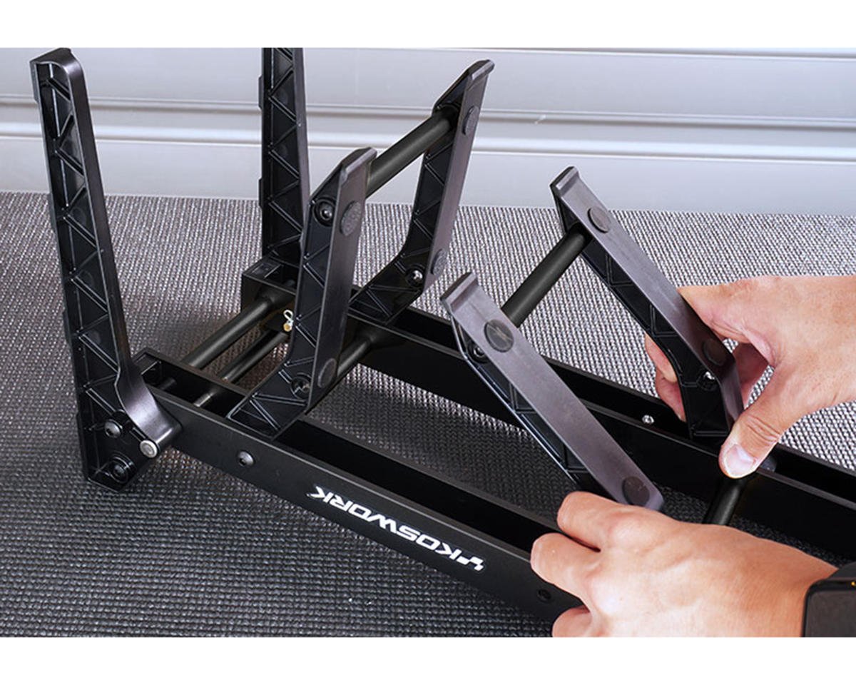 Koswork 2 Layer 1/10 & 1/8 Car Display Stand (200x240x475mm) W/Carrying Bag, KOS50741