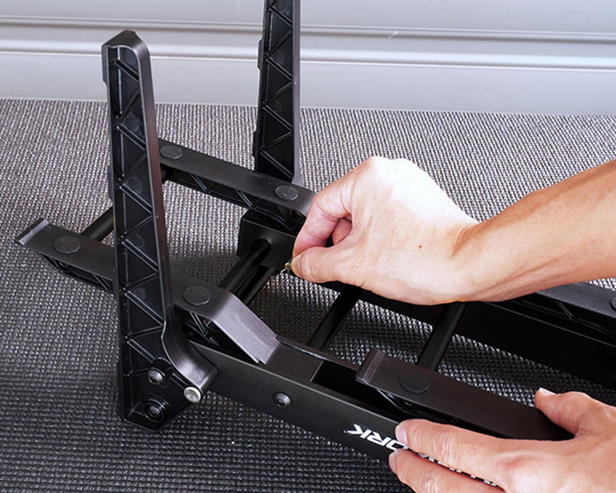 Koswork 2 Layer 1/10 & 1/8 Car Display Stand (200x240x475mm) W/Carrying Bag, KOS50741