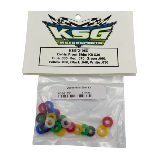 KSG Delrin Front Shim Kit (.030-.080)