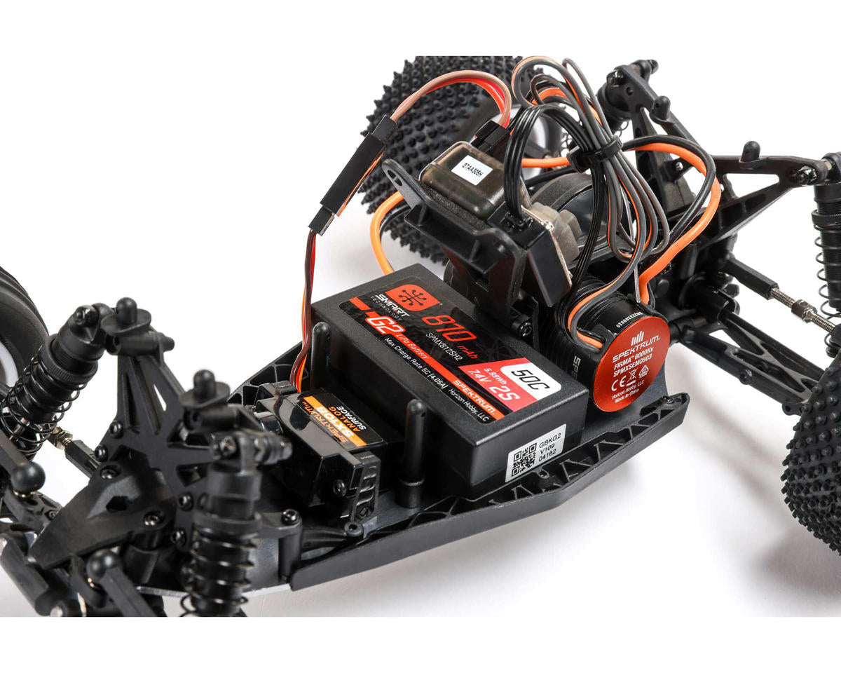 Losi Mini-T 2.0 V2 1/18 RTR 2WD Brushless Stadium Truck (Blue) w/2.4GHz Radio, Battery & Charger