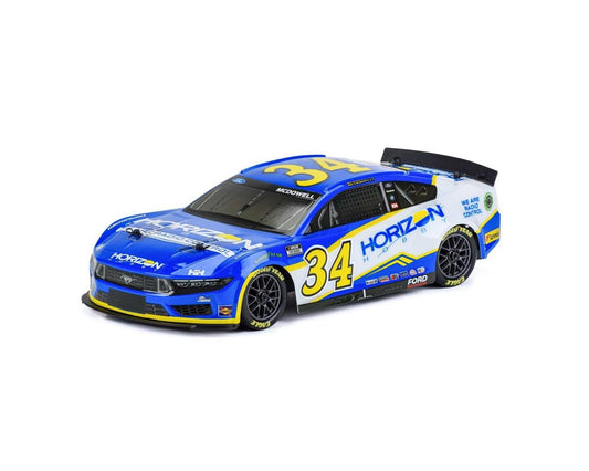 Team Losi 1/12 NASCAR AWD RTR Race Car w/Michael McDowell #34 Horizon Hobby 2024 Ford Mustang Body & 2.4GHz Radio