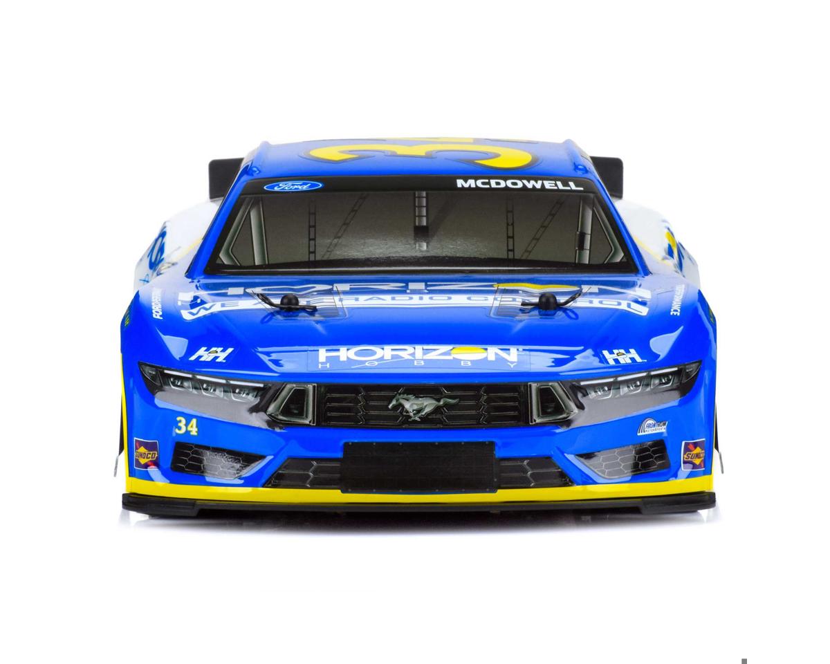Team Losi 1/12 NASCAR AWD RTR Race Car w/Michael McDowell #34 Horizon Hobby 2024 Ford Mustang Body & 2.4GHz Radio