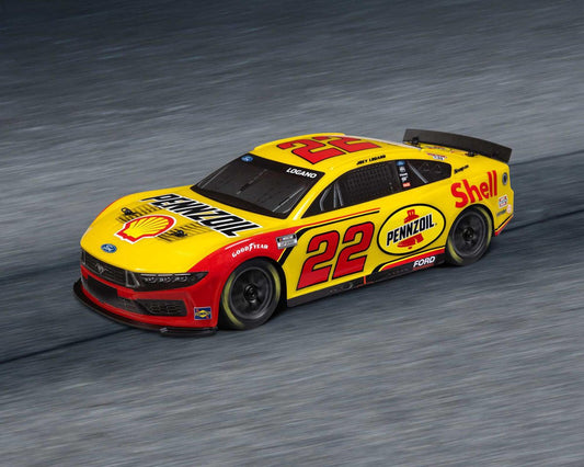 Team Losi 1/12 NASCAR #22 Shell 2025 Ford Mustang 2S AWD RTR On-Road Car - Joey Logano, LOS1122522
