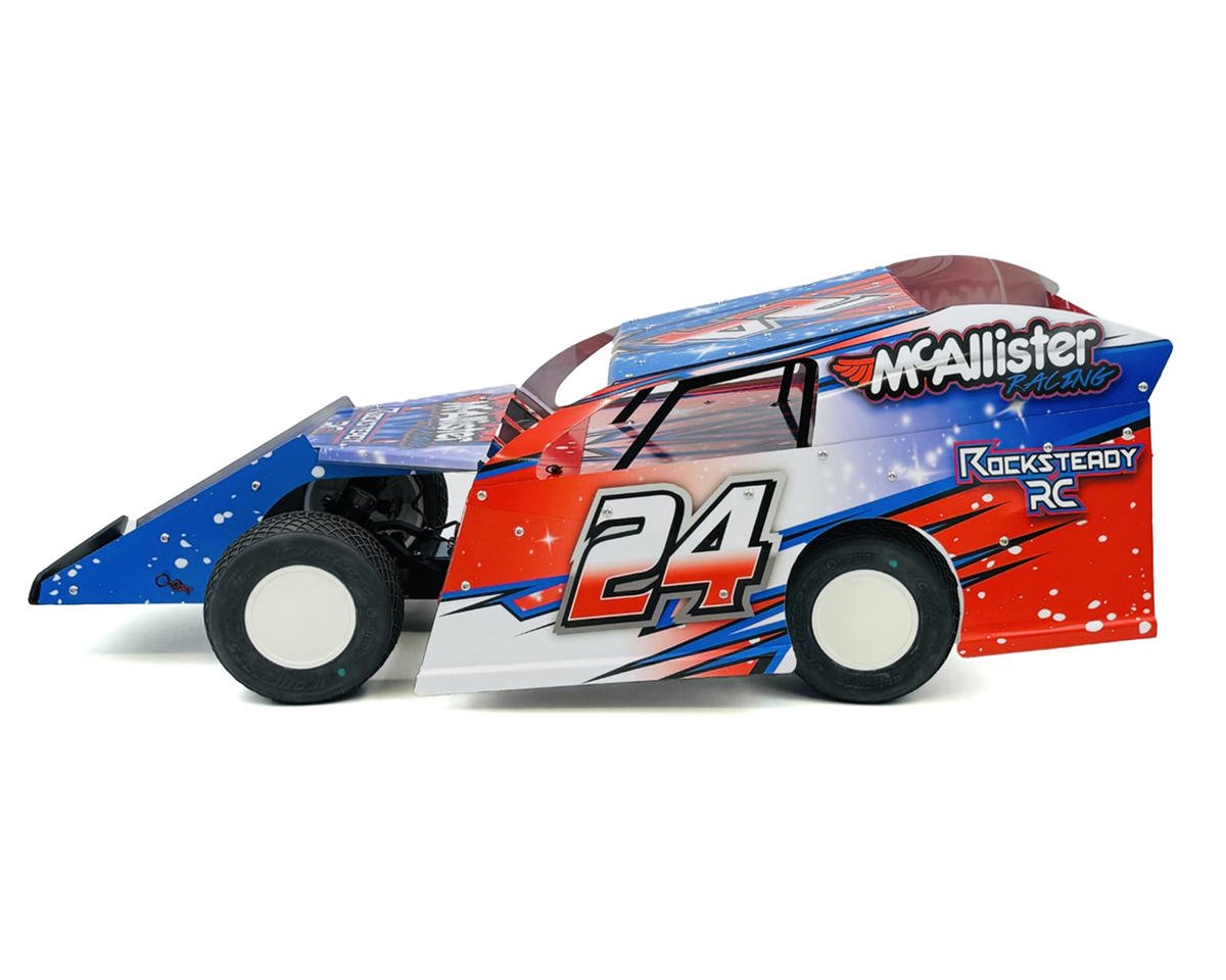 McAllister Racing Dagger SC Modified Oval Body (Clear), MCA-800