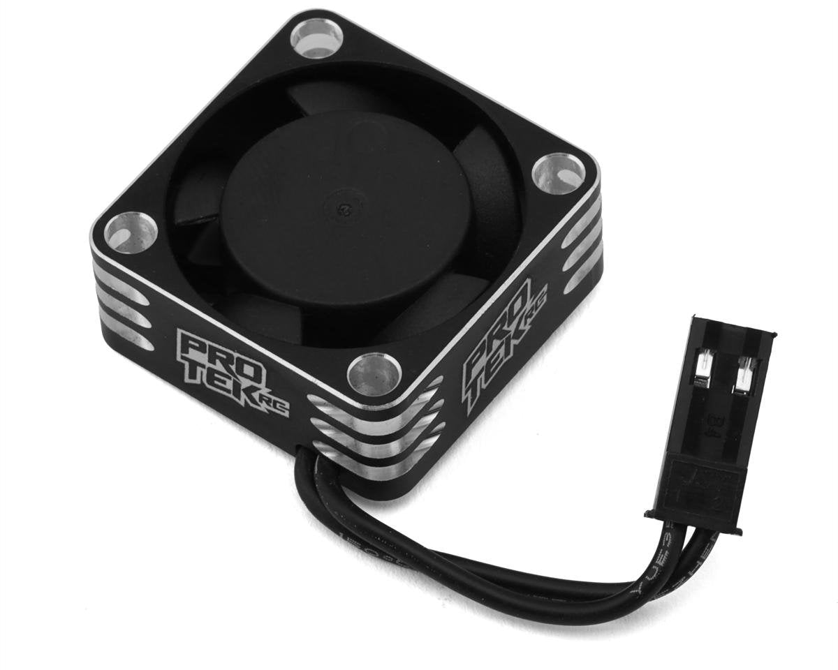 ProTek RC 25x25x10mm Aluminum High Speed HV Cooling Fan (Silver/Black), PTK-2116