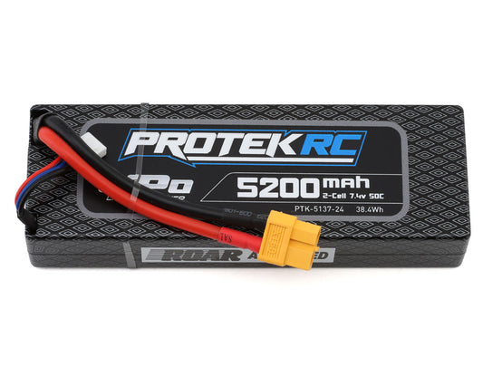 ProTek RC MUDboss 2S 50C LiPo Battery (7.4V/5200mAh) w/XT60 Conn., PTK-5137-24