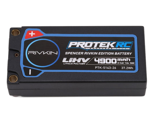 2S 150C Low IR SG3 HV ULCG Shorty LiPo Battery (7.6V/4900mAh) w/5mm Connectors (ROAR Approved), PTK-5143-26