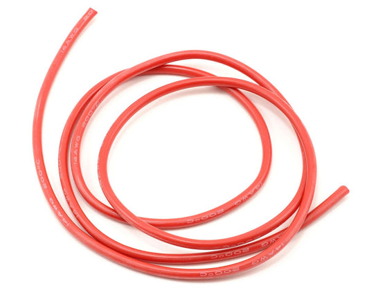 ProTek RC Silicone Hookup Wire (Red) (1 Meter) (14AWG), PTK-5602