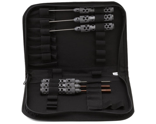 ProTek RC 6-Piece Metric Hex & Nut Driver "TruTorque" 1/10 Surface Tool Set w/Carrying Case, PTK-8300