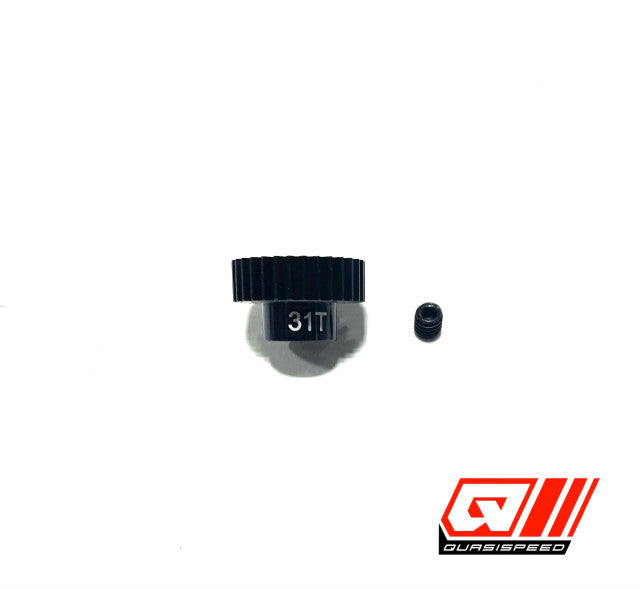 Team GFRP/QuasiSpeed Aluminum Pinion Gears (5mm shaft) for Drag Racing