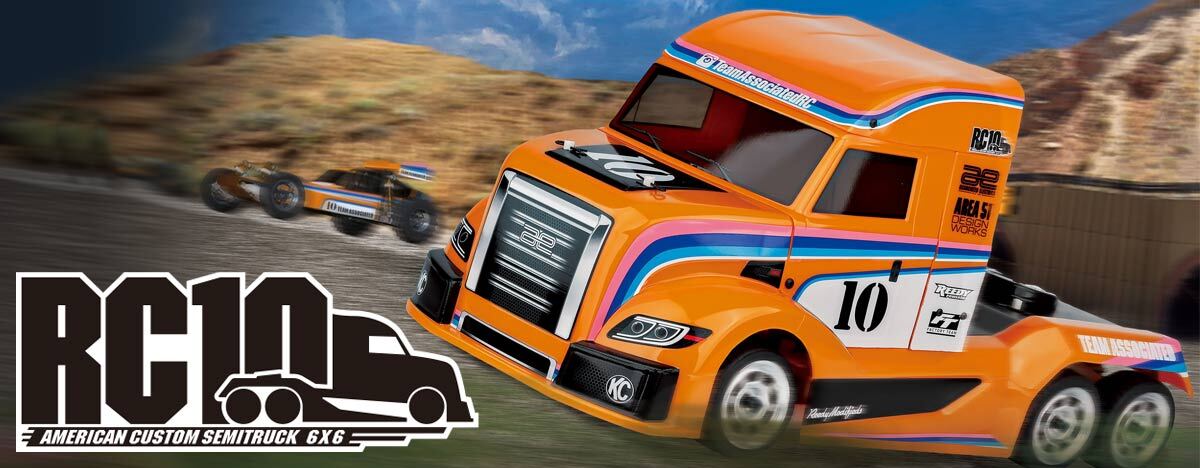 RC10 American Custom Semitruck 6x6 Kit, ASC-30139