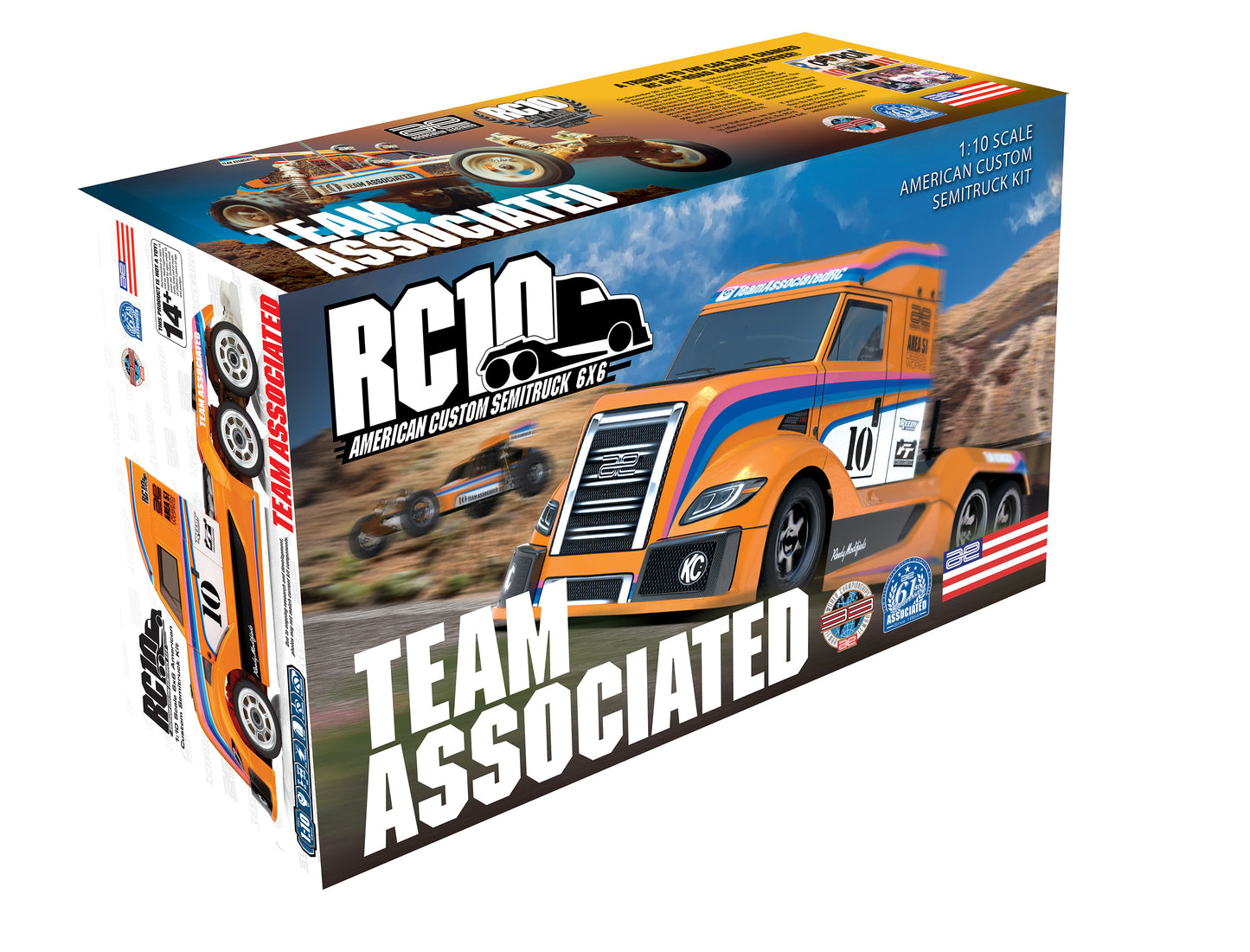 RC10 American Custom Semitruck 6x6 Kit, ASC-30139