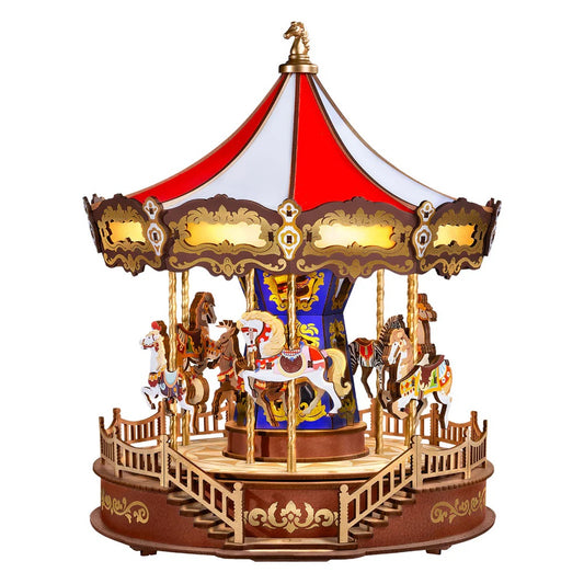 Rolife Classic Carousel DIY Music Box 3D Puzzle, ROEAMC01