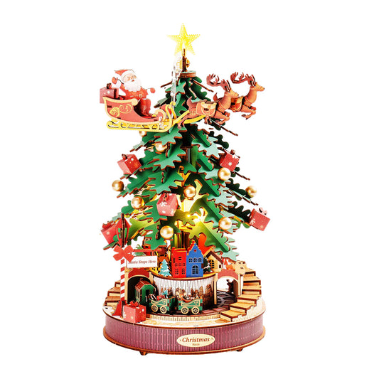 Rolife Christmas Melody Tree DIY Music Box 3D Puzzle, ROEAMS01