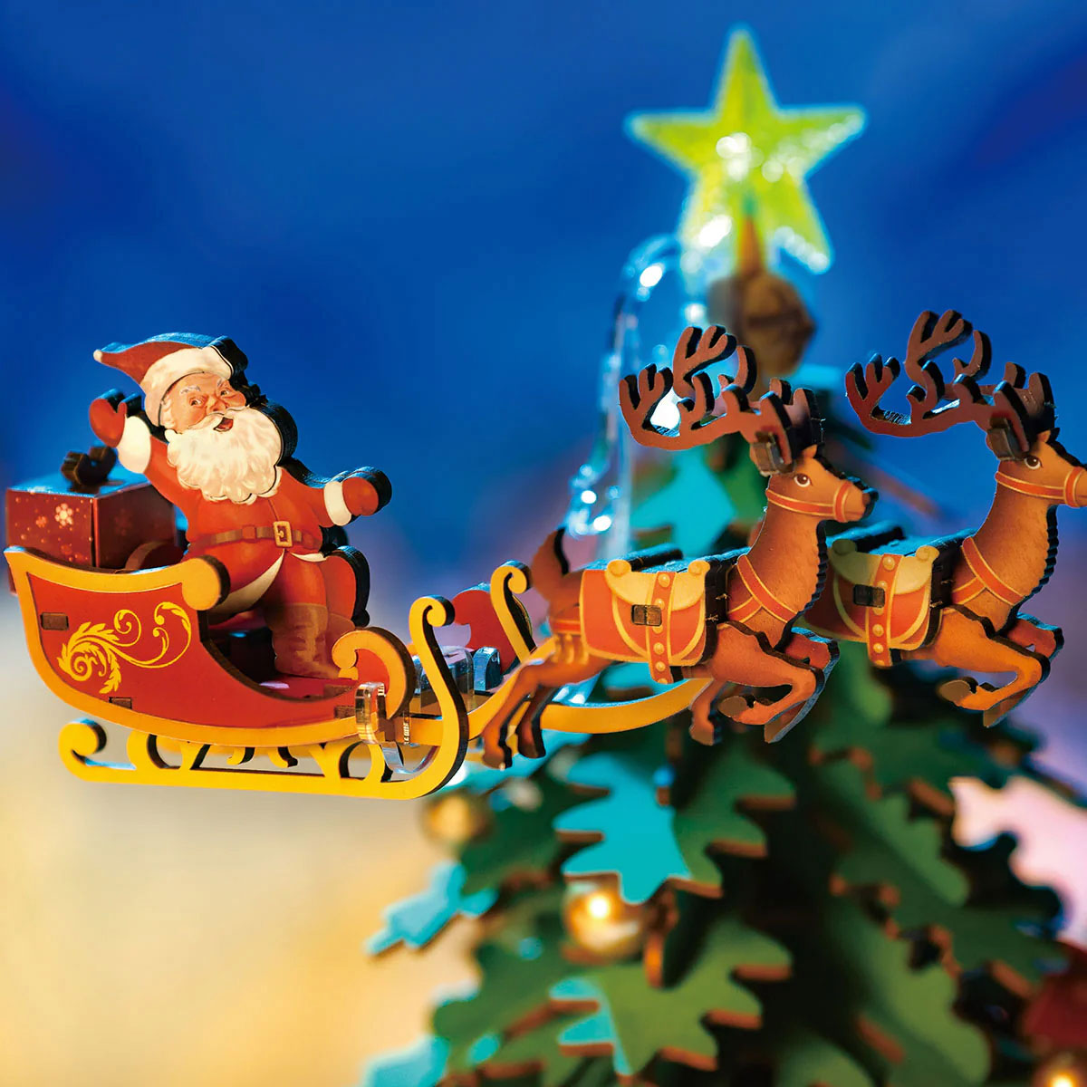 Rolife Christmas Melody Tree DIY Music Box 3D Puzzle, ROEAMS01