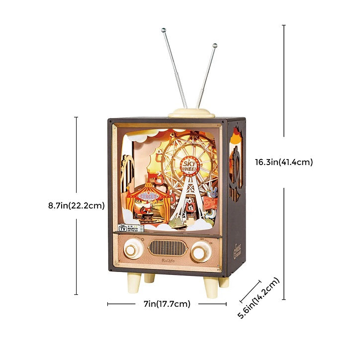 Rolife Sunset Carnival DIY Music Box 3D Puzzle, ROEAMT01