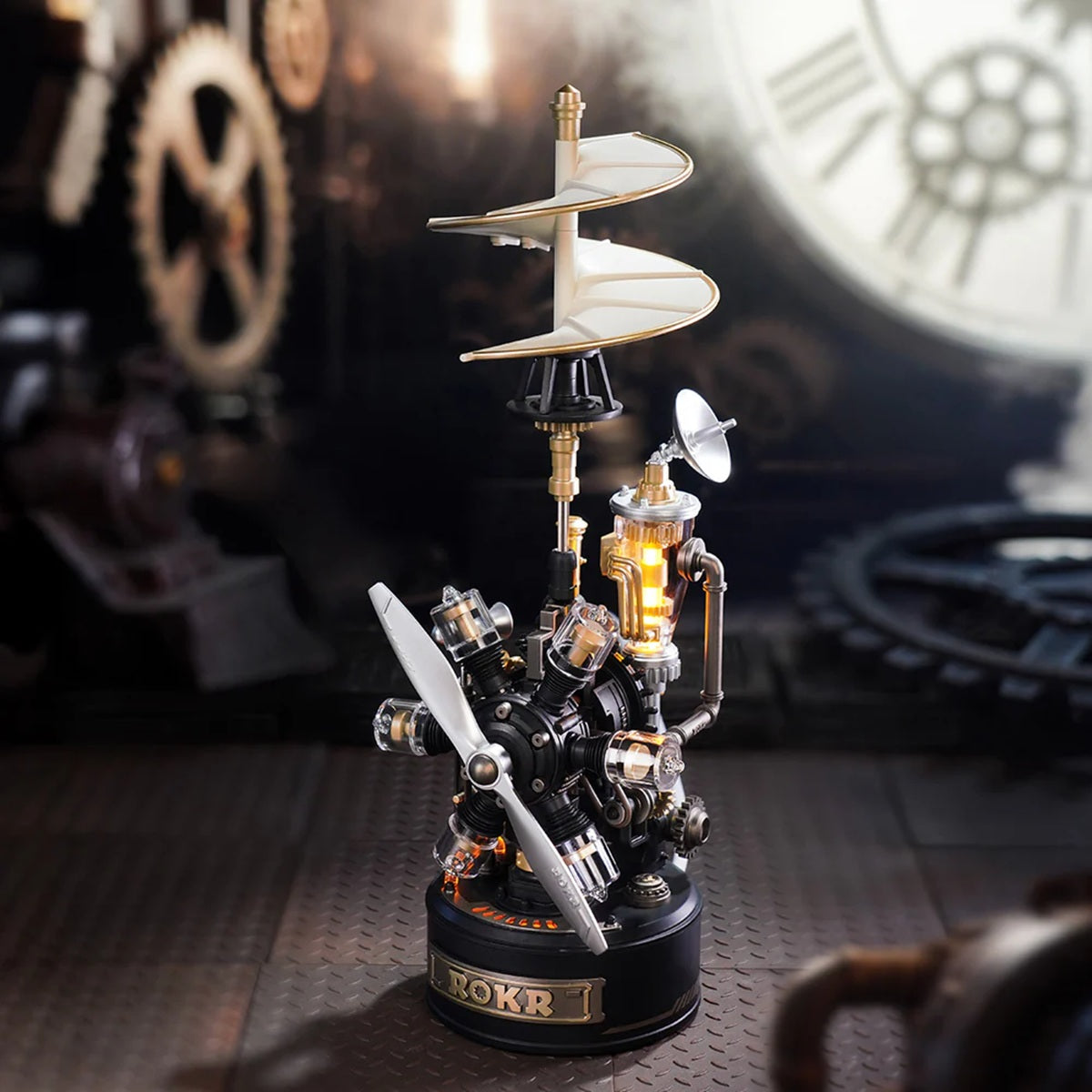 ROKR Leonardo da Vinci's Helicopter Mechanical 3D Puzzle, ROECGL01