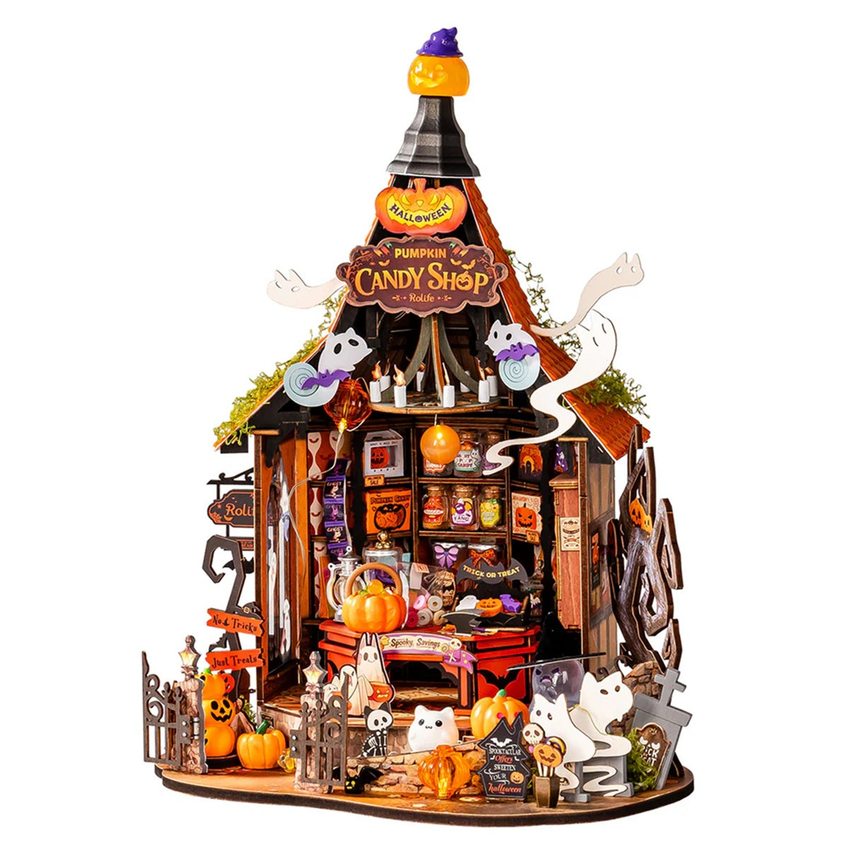 Haunted Candy House DIY Miniature House, ROEDG186