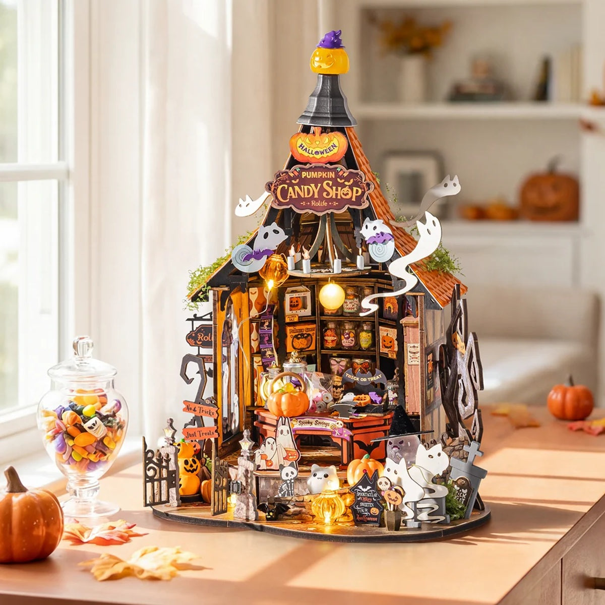 Haunted Candy House DIY Miniature House, ROEDG186