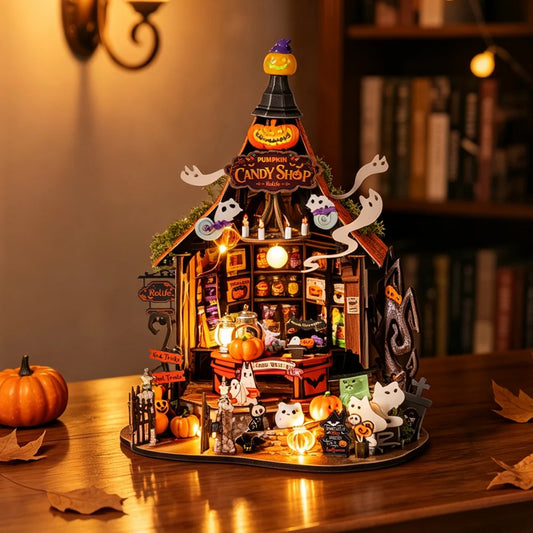 Haunted Candy House DIY Miniature House, ROEDG186