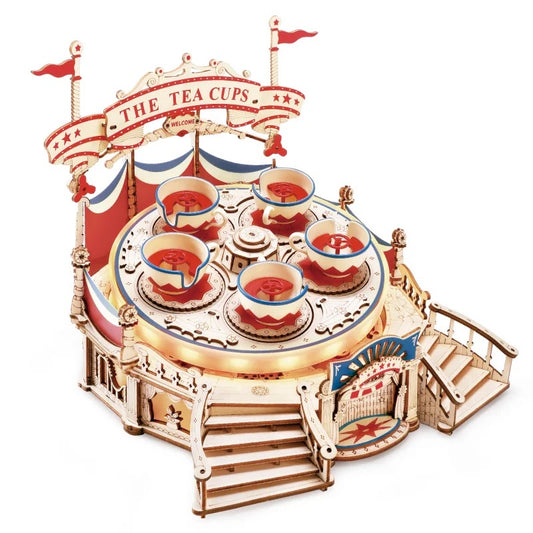 Rokr Tilt-A-Whirl DIY Music Box 3D Puzzle, ROEEA04