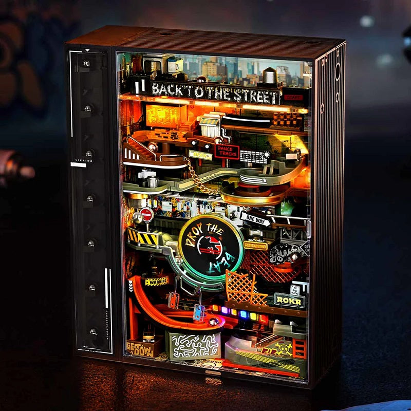 ROKR Hip-Hop Street Marble Run Mechanical 3D Marble Run, ROEMR03S