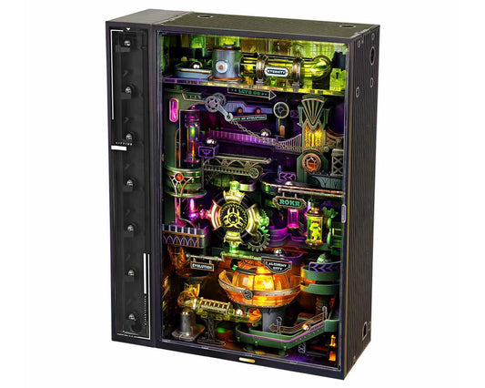 ROKR Alchemy City with Automatic Ascent Mechanical 3D Marble Run, ROEMR04S