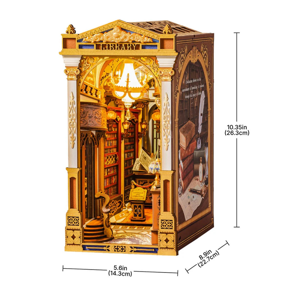 Rolife Library of Wonders DIY Book Nook, ROETGB16