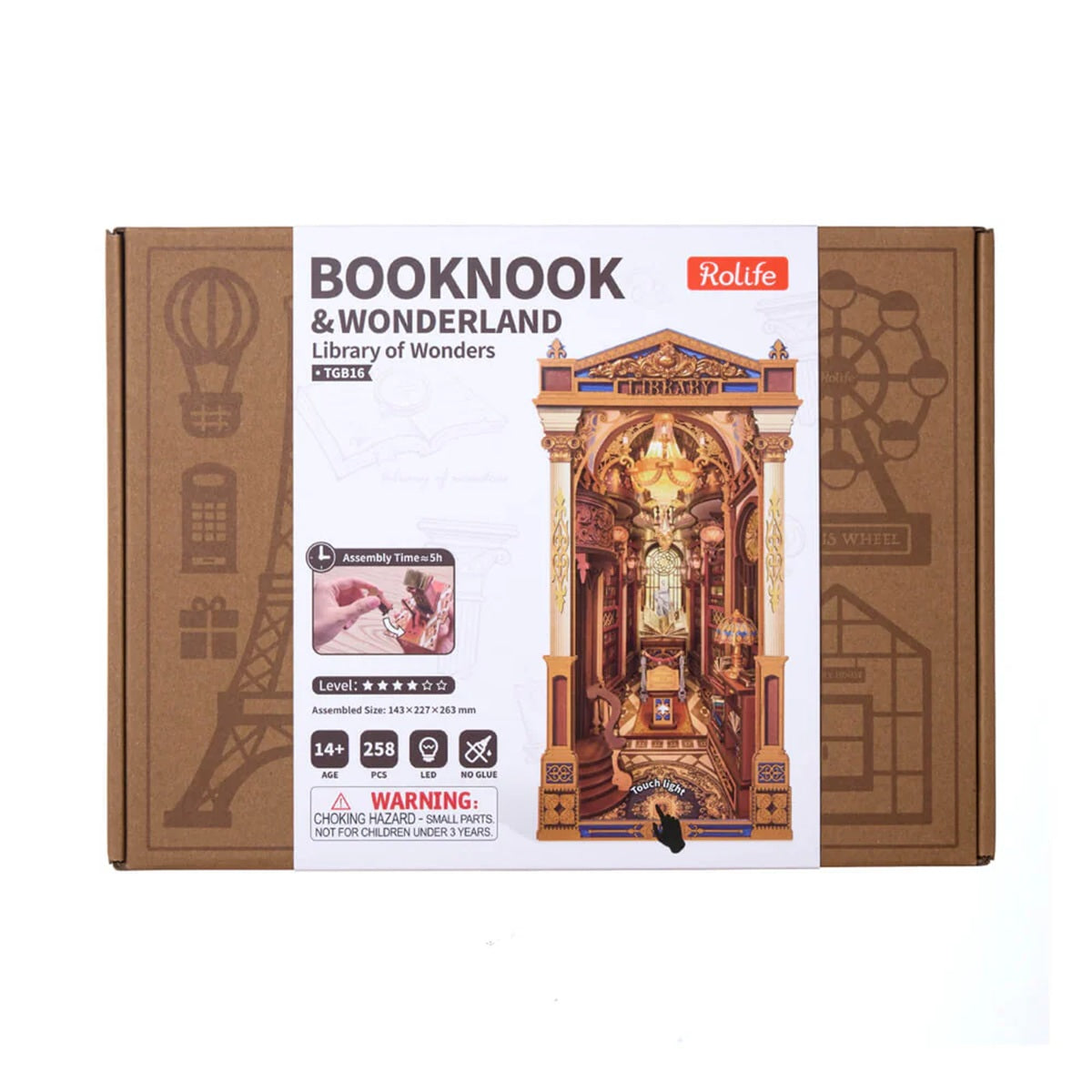 Rolife Library of Wonders DIY Book Nook, ROETGB16