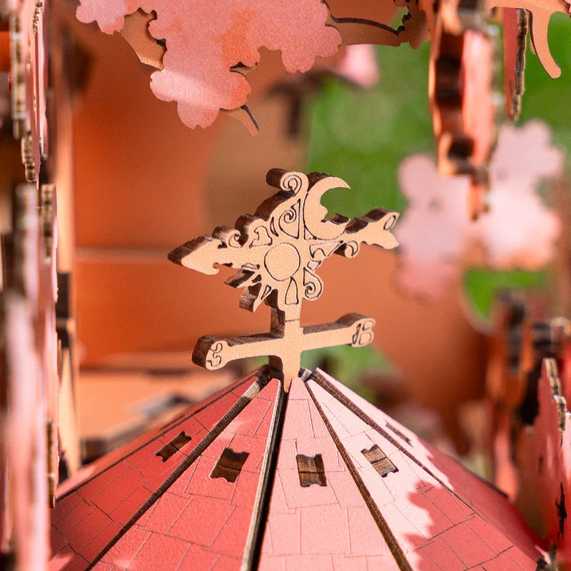 Rolife Sakura Tree House DIY 3D Wooden Puzzle, ROETGS04