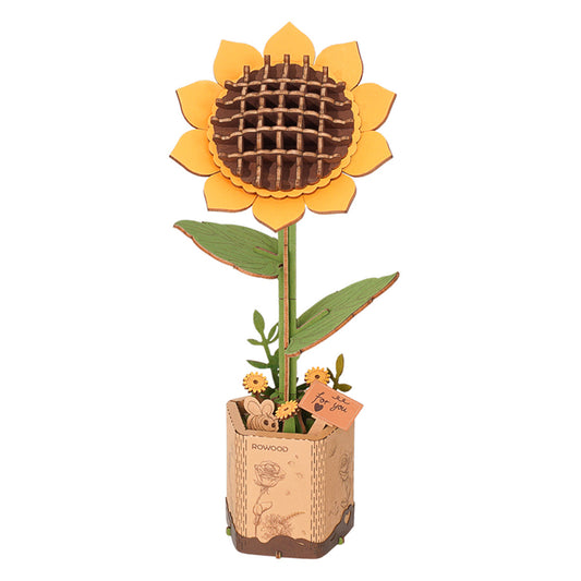 Rowood SunFlower DIY 3D Wooden Model Kit, ROETW011