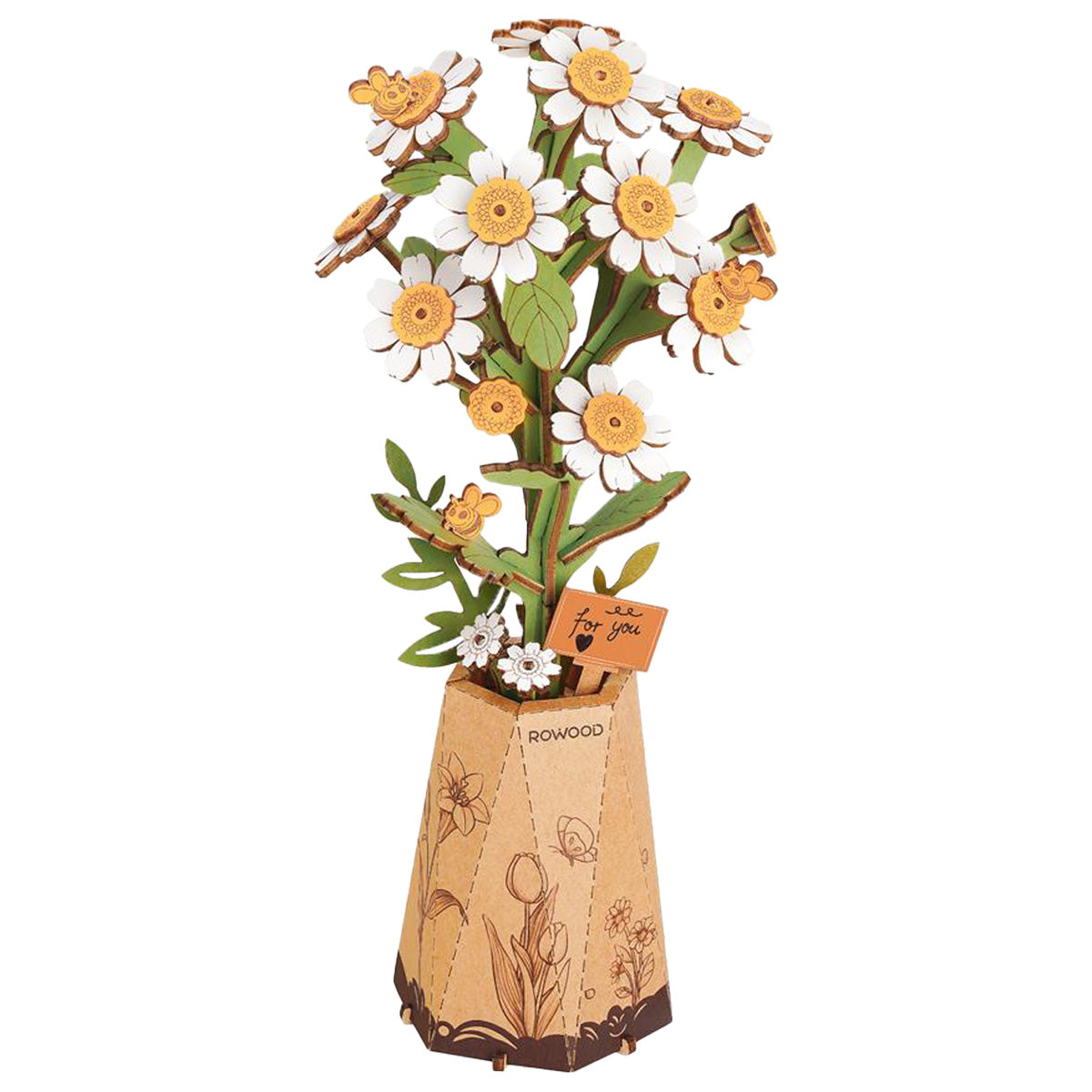 Rowood Chamomile DIY 3D Wooden Model Kit, ROETW061