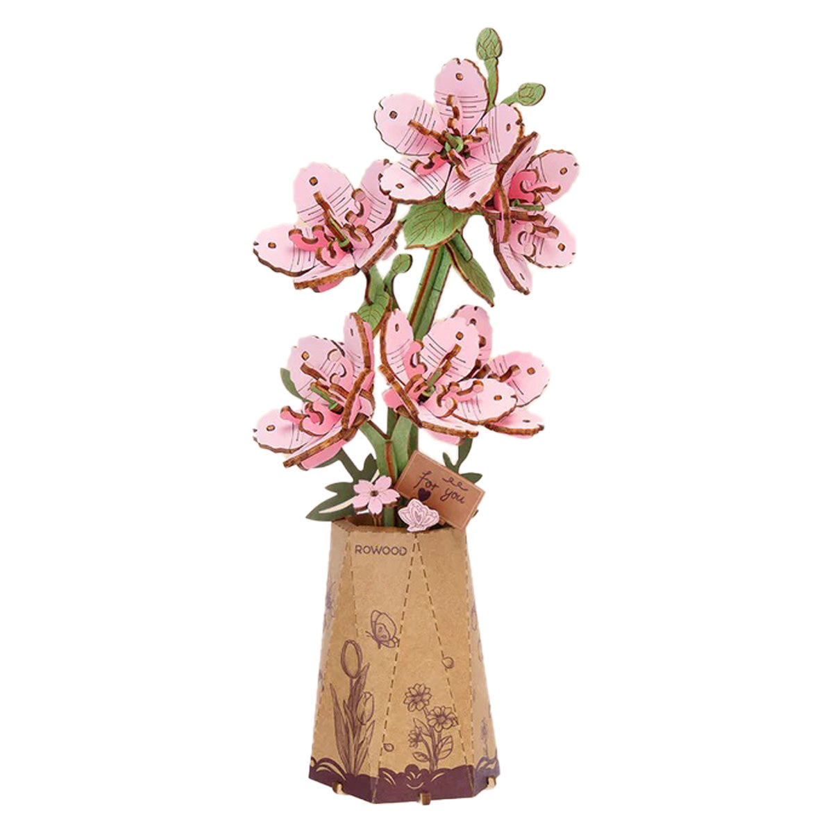 Rowood Sakura Flower DIY 3D Wooden Model Kit, ROETW101