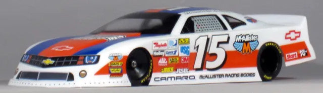 McAllister Racing ASA Style Camaro Latemodel Body Oval ASA w/Decals, MCA-273