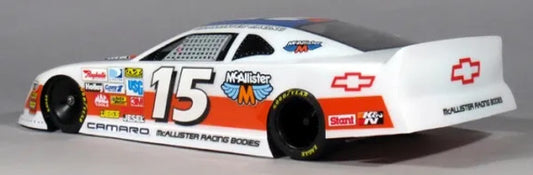 McAllister Racing ASA Style Camaro Latemodel Body Oval ASA w/Decals, MCA-273