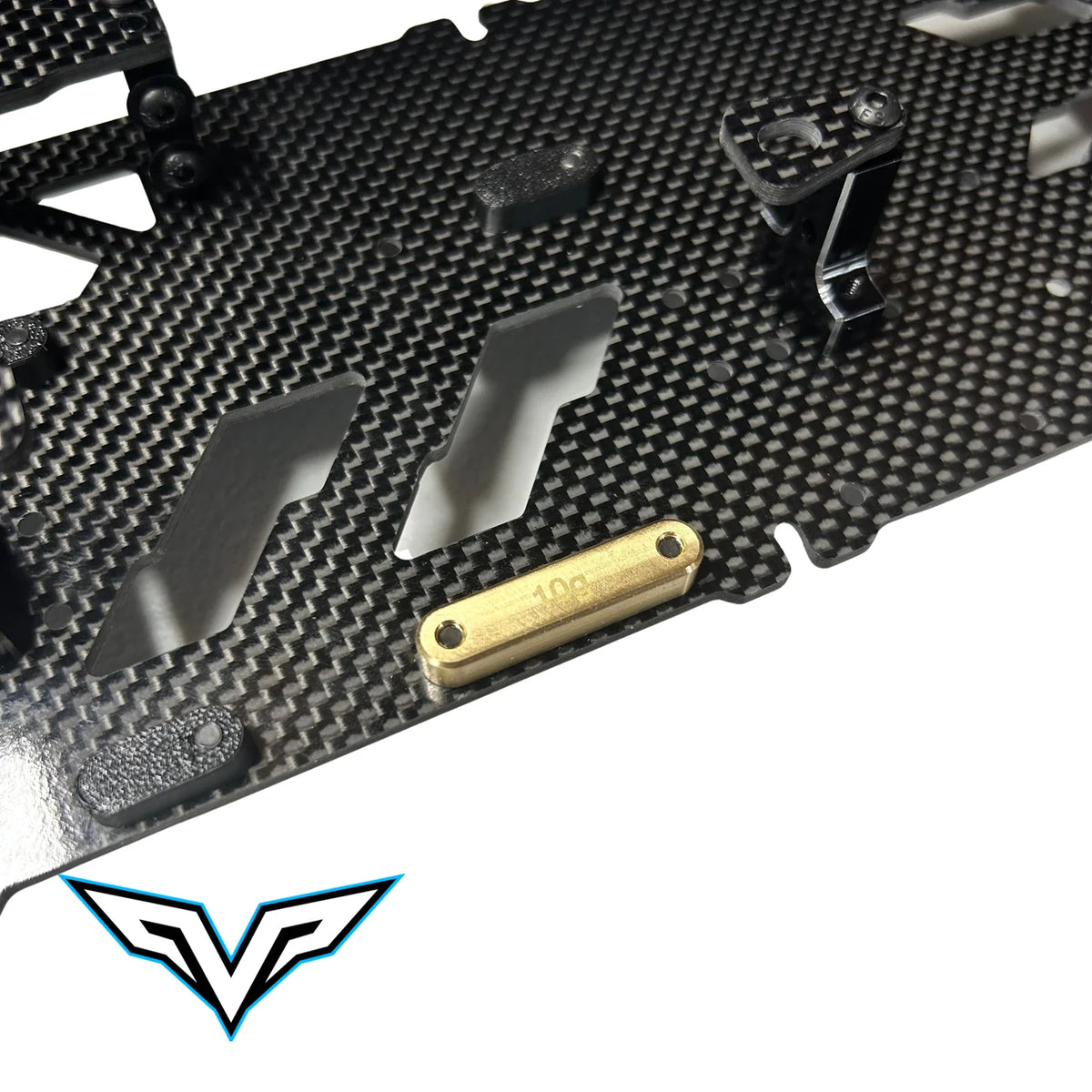 Team Velocity RC Brass Battery Side Weight – 10g, VEL-24200