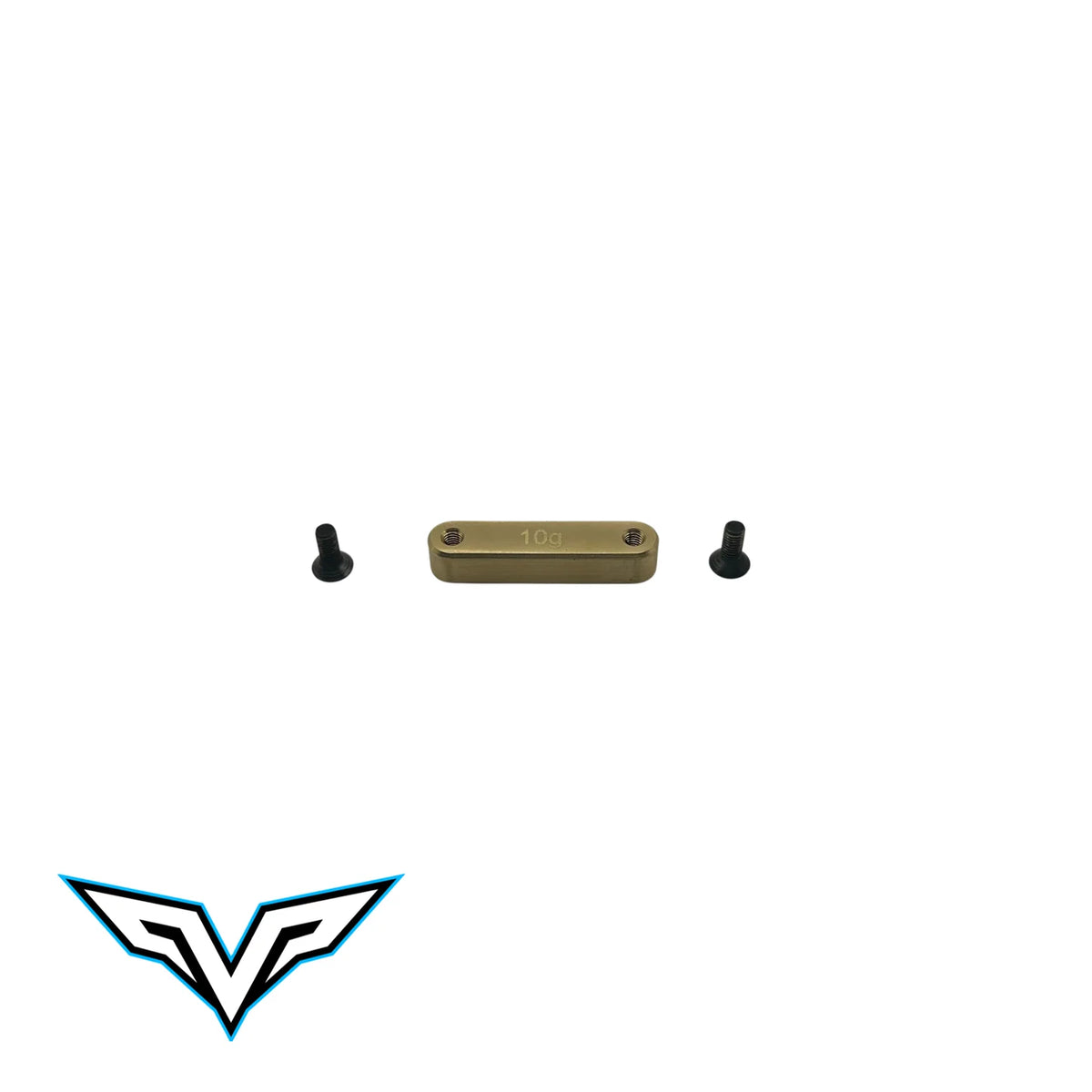 Team Velocity RC Brass Battery Side Weight – 10g, VEL-24200