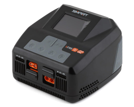 Spektrum RC S2100 G2 AC Smart Charger (6S/12A/100W x2), SPMXC2000
