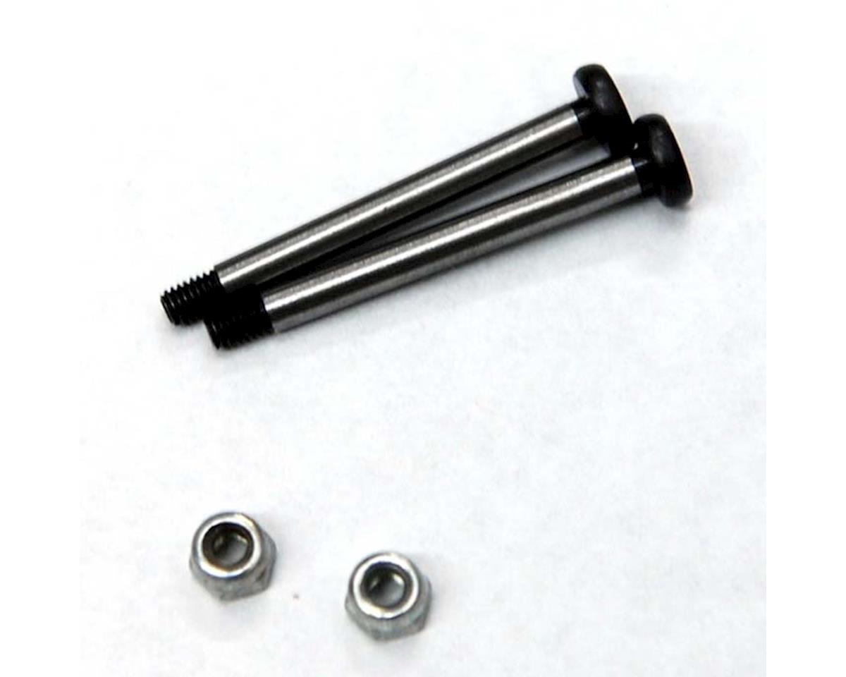 ST Racing Concepts Polished Steel Rear Outer Hinge Pin Set for Traxxas Slash w/Lock Nuts (Silver), SPTST3640RS
