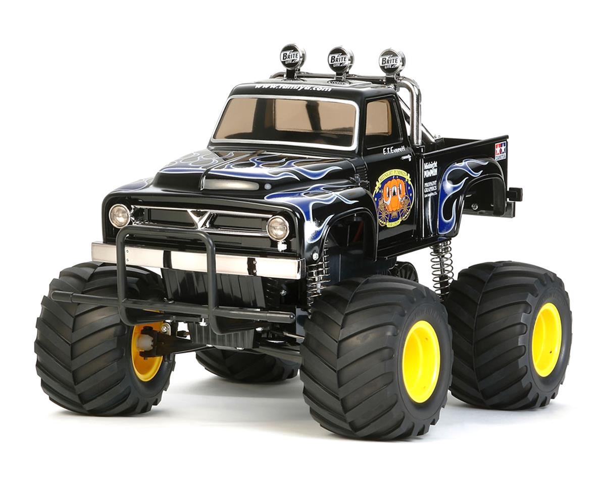 Tamiya Midnight Pumpkin 1/12 2WD Electric Monster Truck Kit (Black Edition), TAM58547-60A