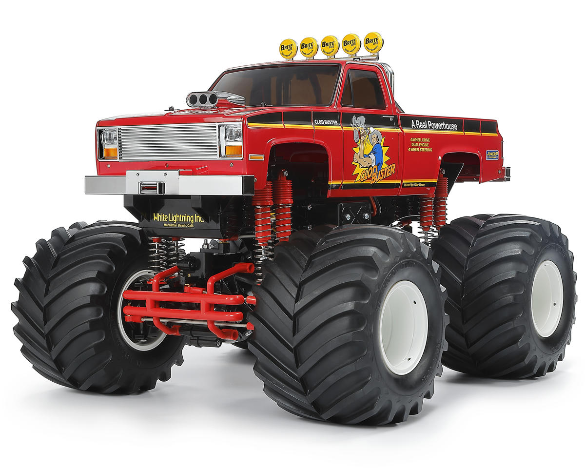 Tamiya Clod Buster 4WS 1/10 4WD Monster Truck Kit (Red) (2026), TAM58762