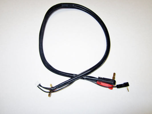 TQ Wire 2S Pro Charging Cable with 4mm + 5mm Bullets and Strain Reliefs