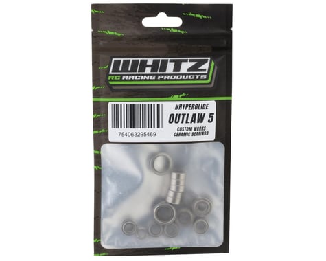 Whitz Racing Products Hyperglide Outlaw 5 Full Ceramic Bearing Kit, WRP-CW05-HGFK